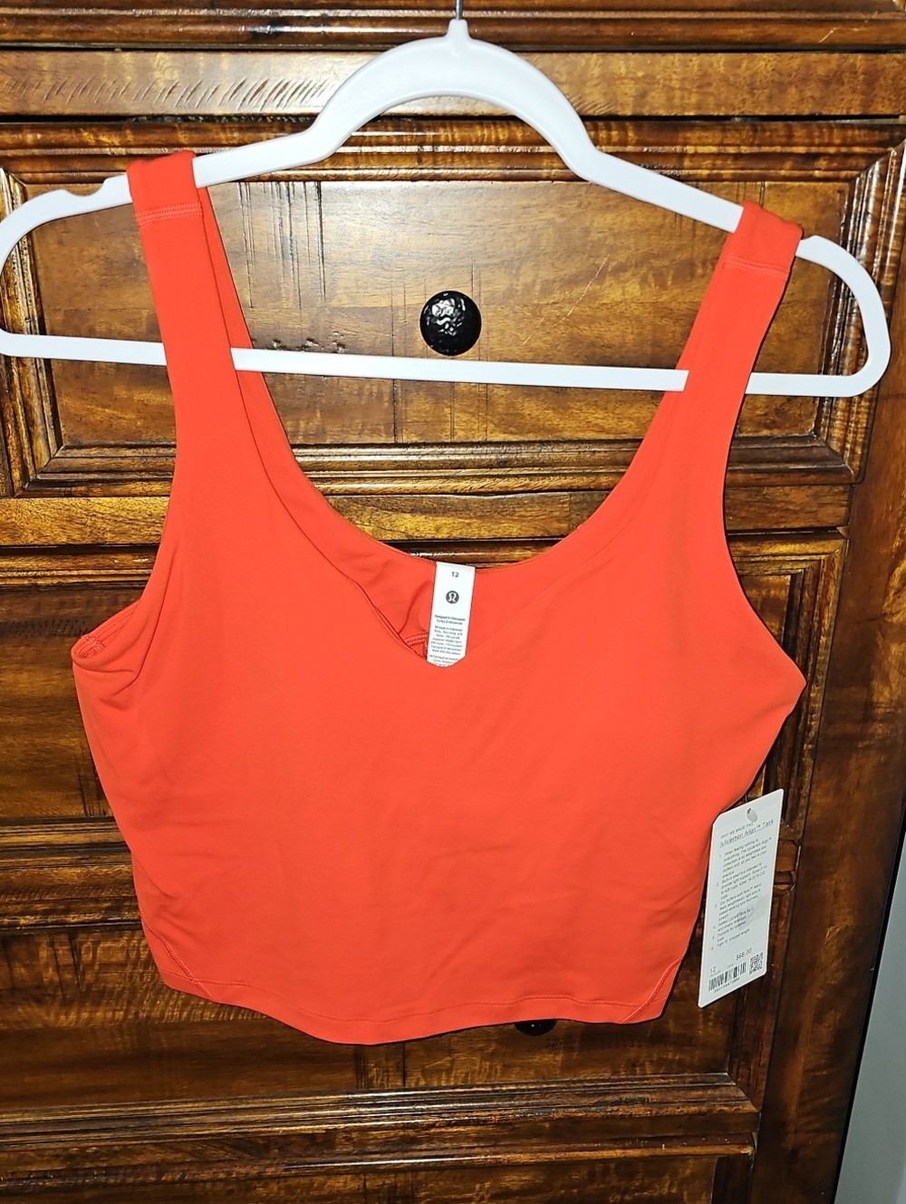 Lululemon Align Tank! Nwts Sz 12! CRYE!! A/B Cups, Cropped Length
